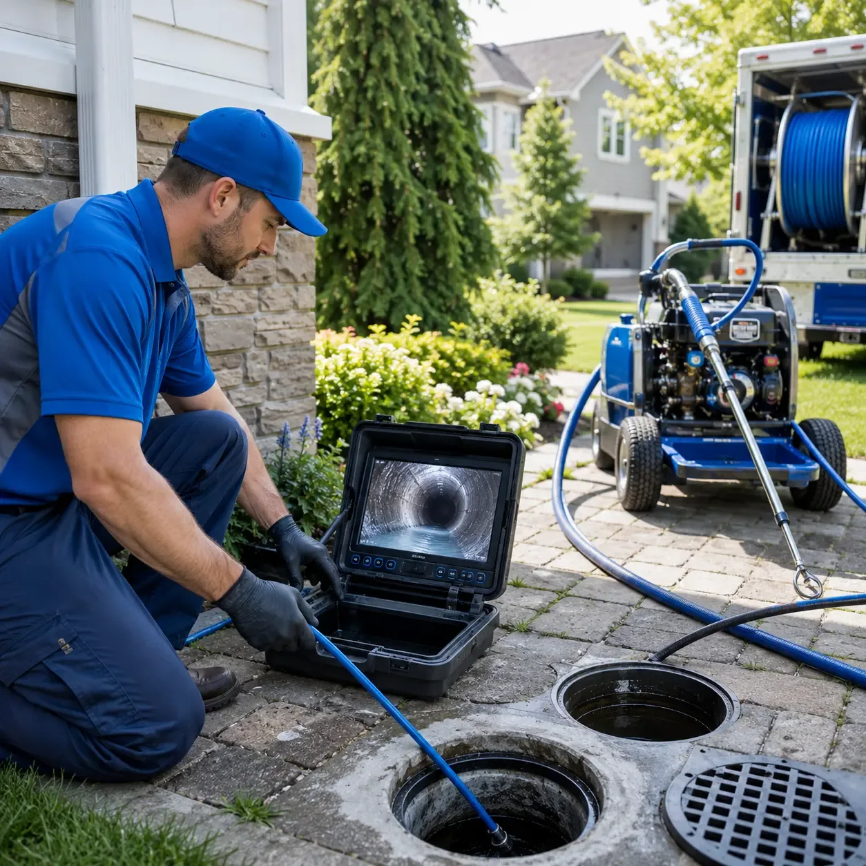 Outdoor drain cleaning professionals serving Minden, WV