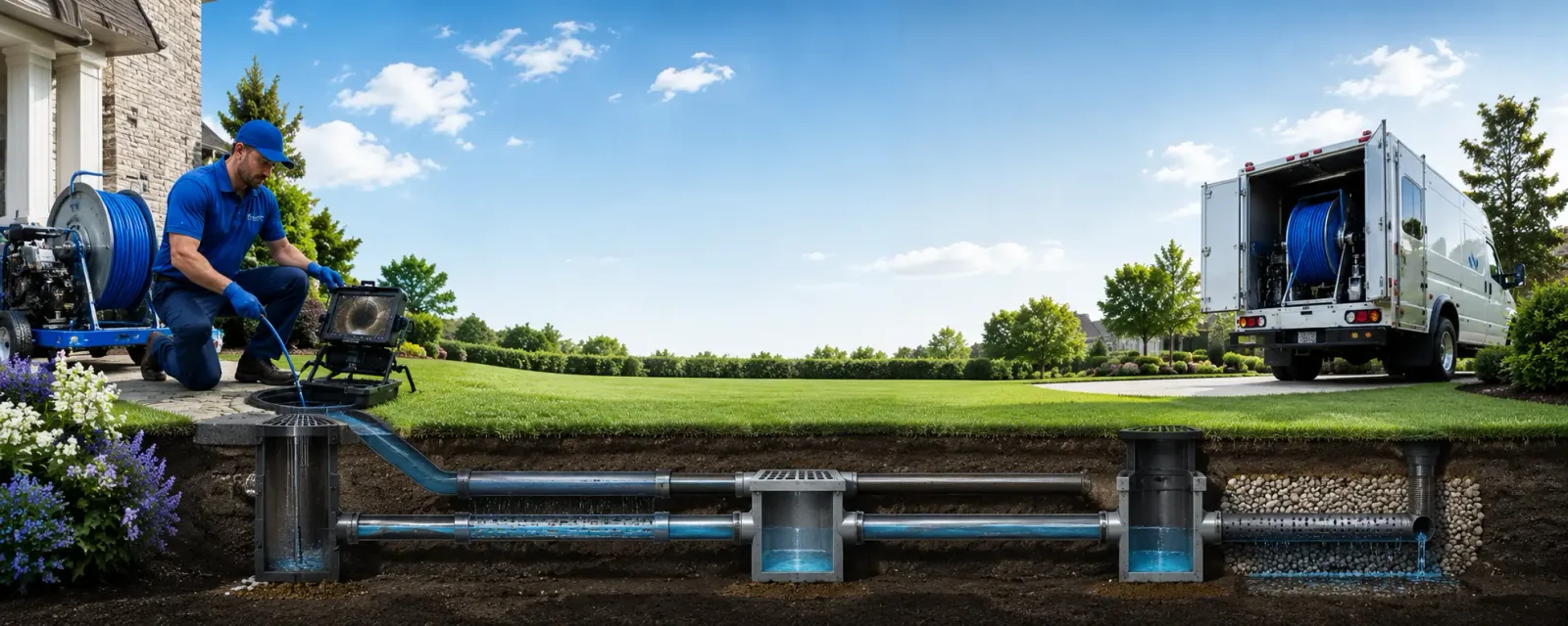Outdoor drain cleaning information for Minden, WV